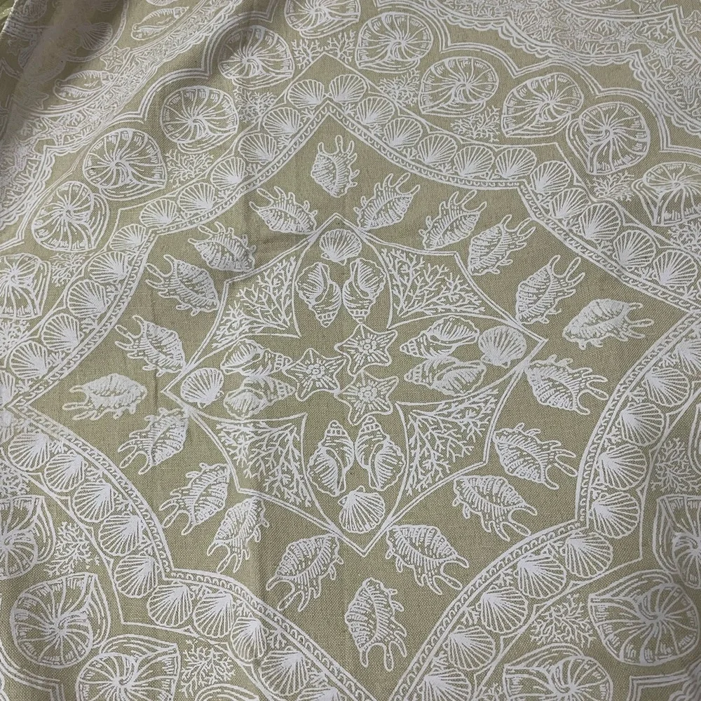Coastal shower curtain